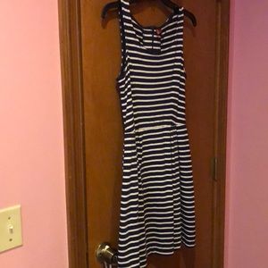 Red Camel (size:Small) navy blue and white dress